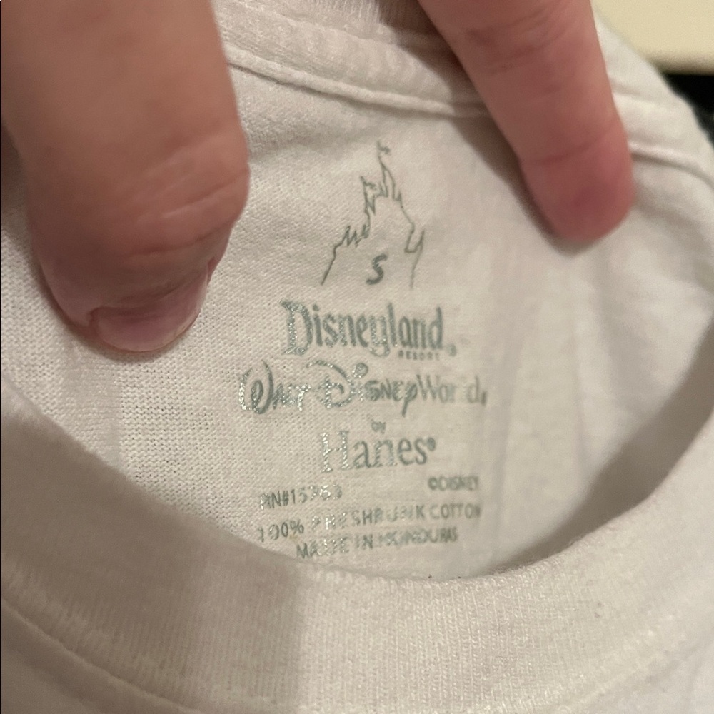 4/$25 SALE Disney White Muscle Tank Top 2017 Mickey Graphic Disney World Small - Picture 2 of 7